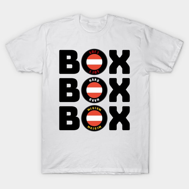 Box Box Box T-Shirt by Myartstor 